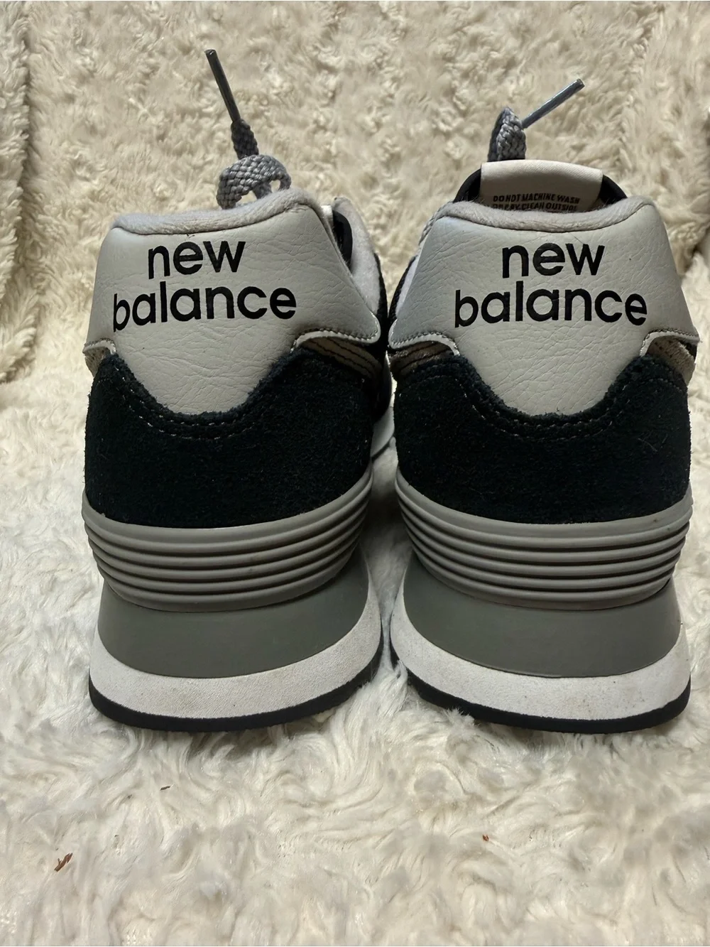 New Balance 574 Classic Black Gray Sneakers Women’s Size 9.5
